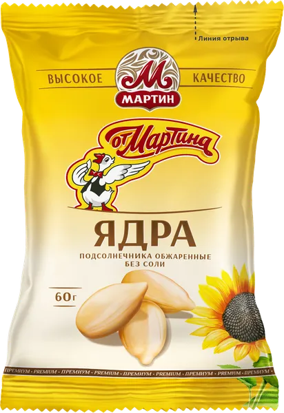 Изображение Семечки подсолнечника От Мартина ядра Мартин м/у, 60 г
