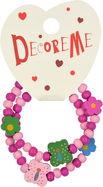 Изображение Браслет детский Декорми бусы цветы Альт , 2 шт