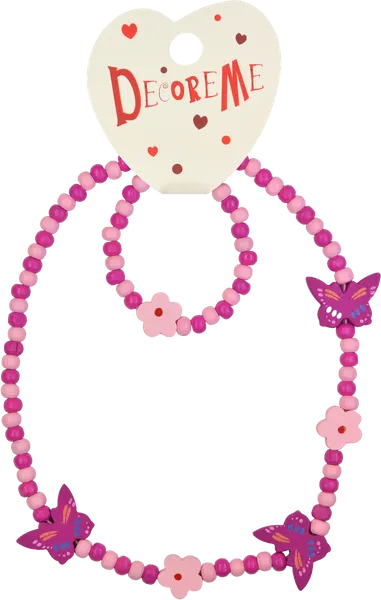 Изображение Набор аксессуаров детский Декорми бусы и браслет 4 цвета Альт , 1 шт