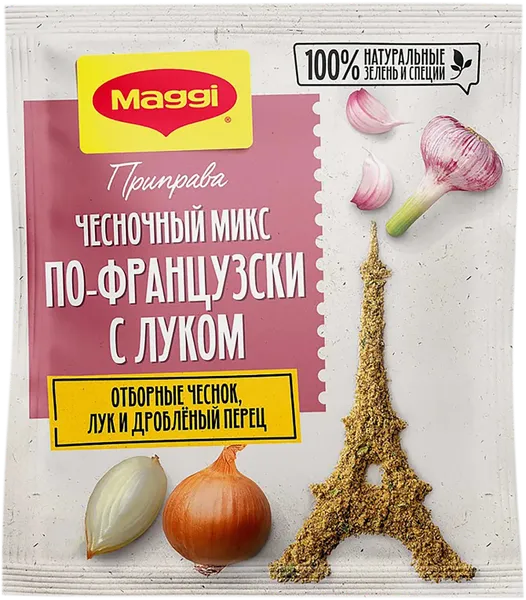 Изображение Приправа с луком Магги чесночный микс Нестле м/у, 18 г