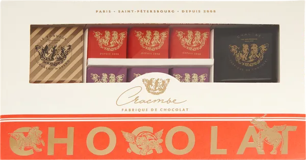 Изображение Шоколадные плитки Счастье пралине 13шт Счастье КФ кор, 190 г