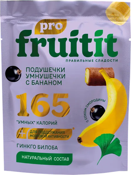 Изображение Пастилки с маршмеллоу Фрут Ит Про банан Пермская КФ м/у, 50 г