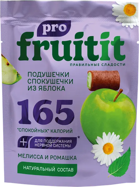 Изображение Пастилки с маршмеллоу Фрут Ит Про яблоко ромашка Пермская КФ м/у, 50 г