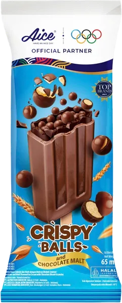 Изображение Мороженое с зам. молоч. жира Айс хрустящие шарики эскимо ПиТи Айс Айс Крим Джатим Индастри м/у, 60 г