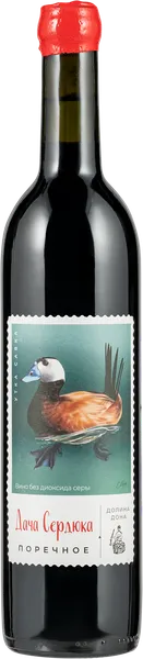 Изображение Вино красное сухое стиль №3 Каберне Совиньон купаж Поречное Дача Сердюка Сердюк Д.С. с/б, 0,7 л