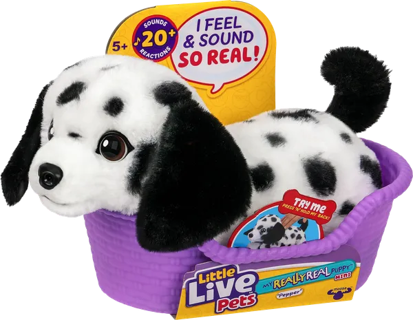 Изображение Игрушка интерактивная Мус щенок пеппер в корзинке Юнитойс к/у, 1 шт