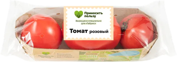 Изображение Овощ Табрис томат розовый Кубанские поля подложка, 3 шт