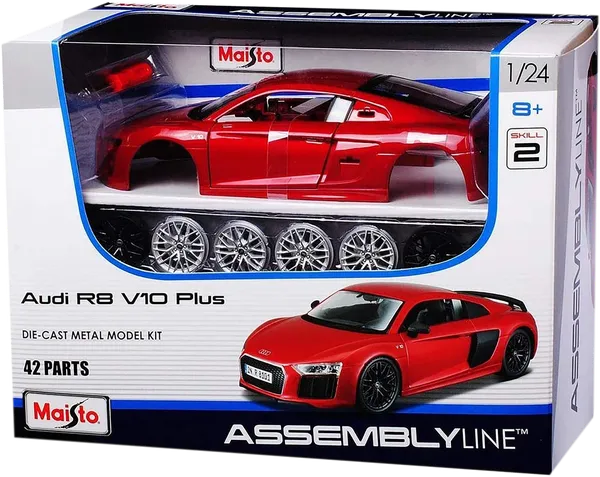 Изображение Машина 1:24 Маисто ауди r8 v10 плюс Маисто к/у, 1 шт