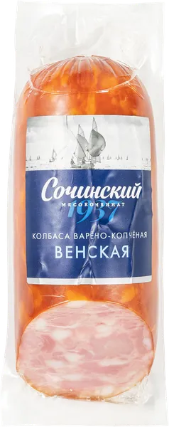 Изображение Колбаса варено-копченая Сочинский МК венская Сочинский МК м/у, 300 г