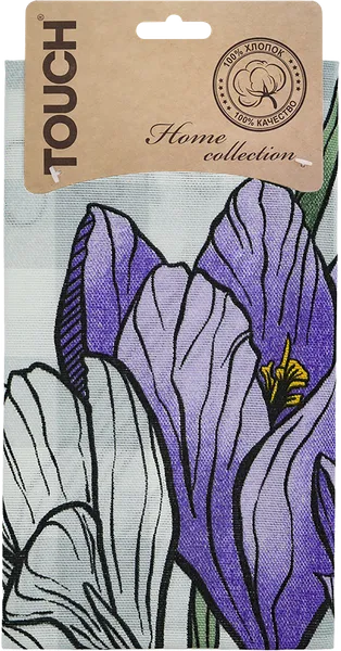 Изображение Полотенце 45*60см для кухни Тач первоцветы Аврора м/у, 1 шт