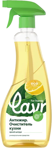 Изображение Средство для кухни спрей Лавр яркий цитрус антижир Лавр п/у, 500 мл