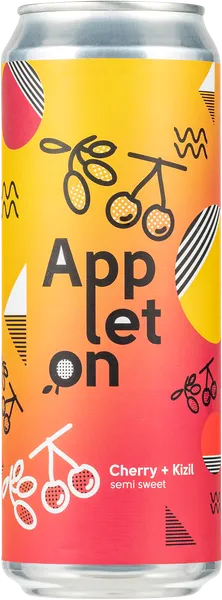 Изображение Пивной напиток яблочный п/сл 5,5% Эпплтон Сайдерс Вишня кизил Северный Пивовар ж/б, 0,45 л