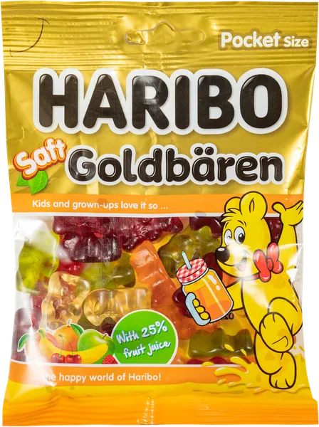 Изображение Мармелад жевательный Харибо мишки с фруктовым соком Харибо м/у, 80 г