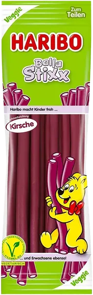 Изображение Мармелад жевательный Харибо Балла Стикс вишня Харибо м/у, 80 г