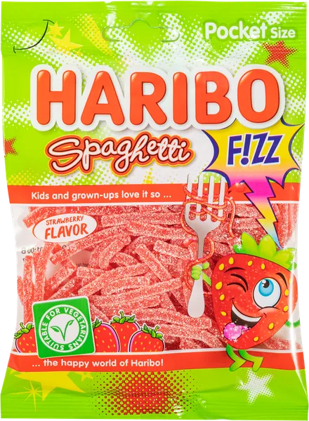 Изображение Мармелад жевательный Харибо спагетти клубника кислый Харибо м/у, 75 г