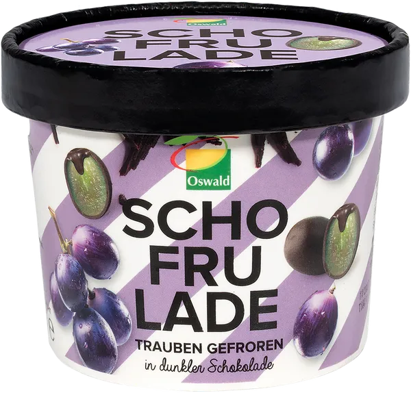 Изображение Ягоды замороженный Шорфулад виноград в темном шок Фриц Освальд Гмбх карт/уп, 130 г