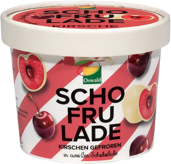 Изображение Ягоды замороженный Шорфуладе вишня в белом шок Фриц Освальд Гмбх карт/уп, 130 г
