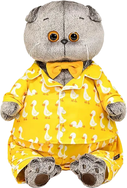 Изображение Мягкая игрушка 47см Будибаса басик в пижаме гусик МПП ООО к/у, 1 шт