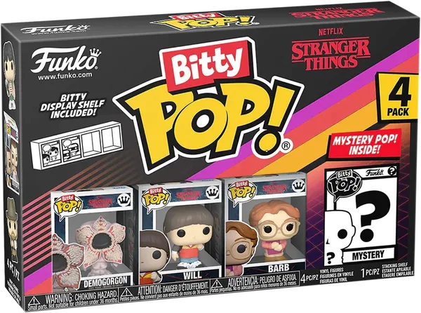 Изображение Фигурка 83661 3+ Фанко поп сериалы очень странные дела Фанко к/у, 4 шт