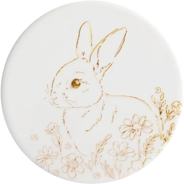 Изображение Подставка 11см под кружку Анна Лафарг кролик золотистый Анна Лафарг кор, 1 шт