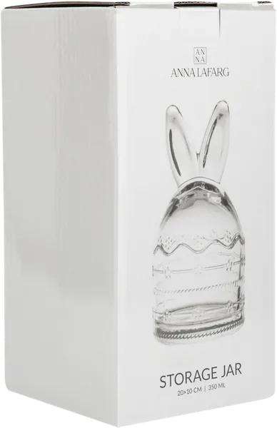 Изображение Емкость 350мл для хранения Анна Лафарг уши кролика стекло Анна Лафарг кор, 1 шт