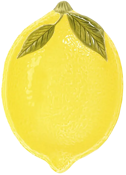 Изображение Блюдо 25см овальное Анна Лафарг лимон фарфор Анна Лафарг кор, 1 шт