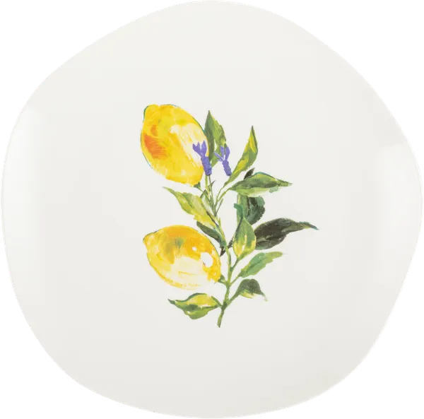 Изображение Тарелка 26см обеденная Анна Лафарг лимон фарфор Анна Лафарг , 1 шт