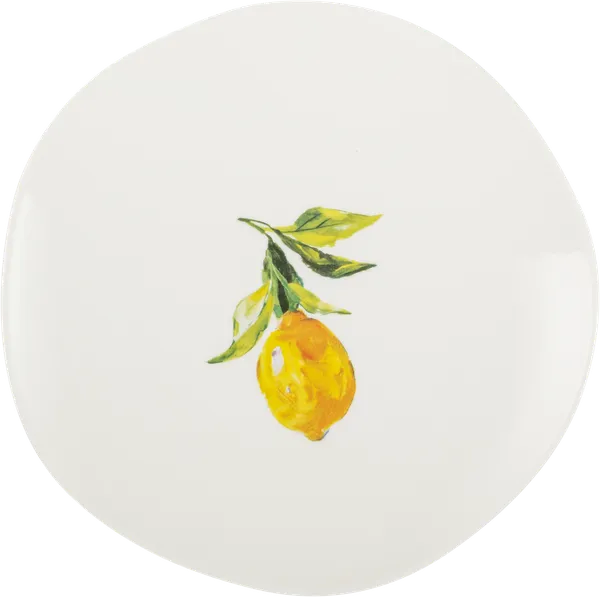 Изображение Тарелка 21см закусочная Анна Лафарг лимон фарфор Анна Лафарг , 1 шт