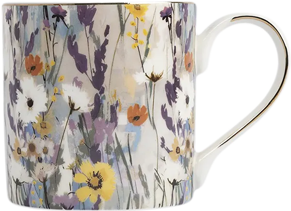 Изображение Кружка 380мл фарфор Анна Лафарг луговые цветы Анна Лафарг кор, 1 шт