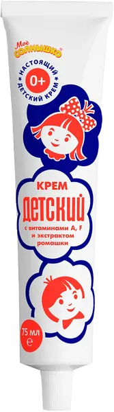 Изображение Крем детский Мое солнышко витамины А и F Аванта п/у, 75 мл