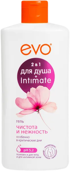 Изображение Гель для душа Эво чистота и нежность 2в1 Аванта п/у, 400 мл
