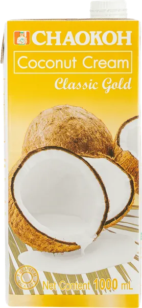Изображение Сливки кокосовые Чаокох 20-22% Теппадунгпорн т/п, 1 л