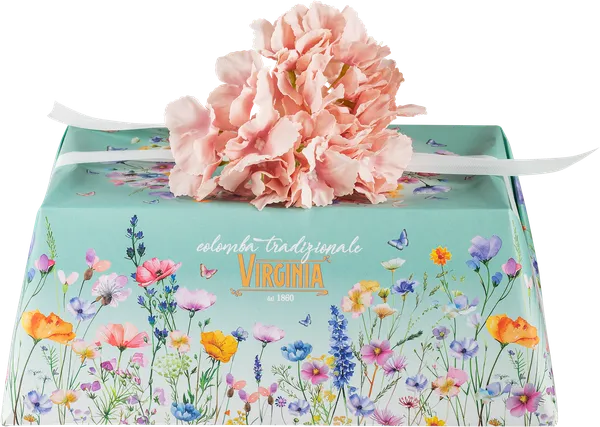 Изображение Коломба Пасхальный Амаретти Вирджиния с цукатами полевые цветы Амаретти Вирджиния кор, 750 г