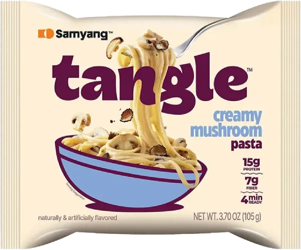 Изображение Лапша быстрого приготовления Самянг Тангл сливочный соус грибы Самянг Фудс м/у, 105 г