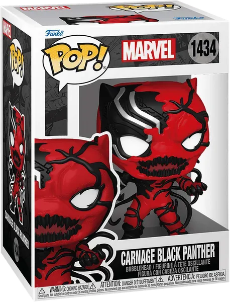 Изображение Фигурка 1434 3+ Фанко поп комиксы карнаж черная пантера Фанко к/у, 1 шт