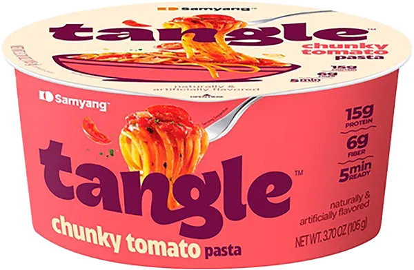Изображение Лапша быстрого приготовления Самянг Тангл с томатным соусом Самянг Фудс к/у, 105 г