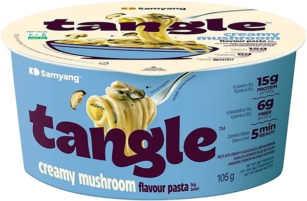 Изображение Лапша быстрого приготовления Самянг Тангл сливочный соус грибы Самянг Фудс к/у, 105 г