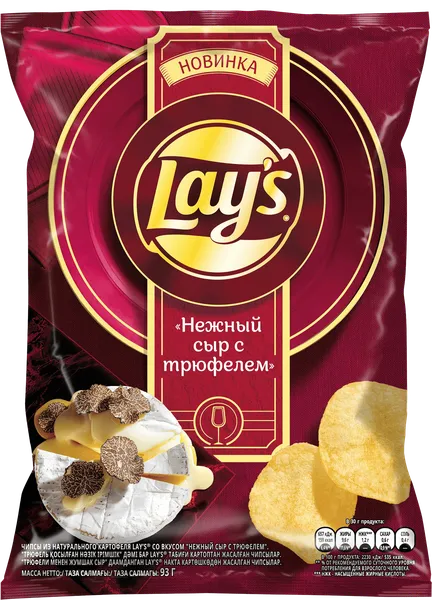 Изображение Чипсы картофельные Лейс нежный сыр с трюфелем Фрито Лей м/у, 93 г