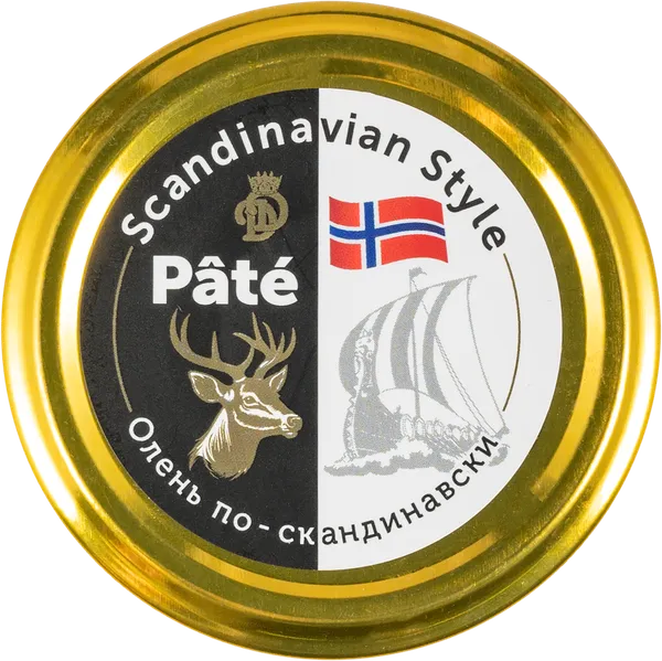 Изображение Паштет из оленя Деликатес дичь по-скандинавски Деликатес дичь с/б, 90 г