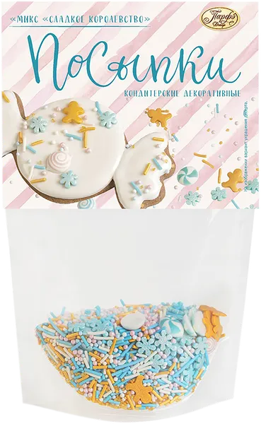 Изображение Посыпка кондитерская Парфэ  сладкое королевство  Топ Продукт м/у, 52 г