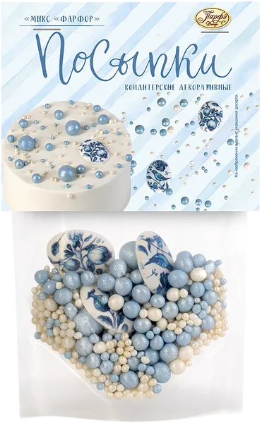 Изображение Посыпка кондитерская Парфэ микс фарфор Топ Продукт м/у, 47 г