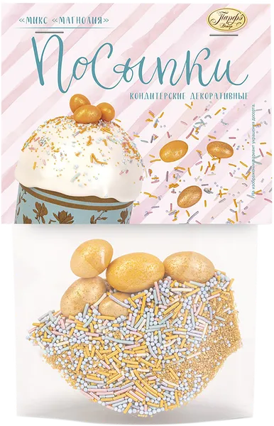 Изображение Посыпка кондитерская Парфэ микс магнолия Топ Продукт м/у, 60 г