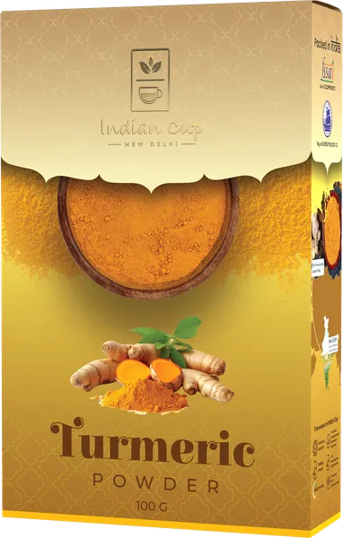 Изображение Куркума молотая Индиан Кап Роли Интернэшнл кор, 100 г