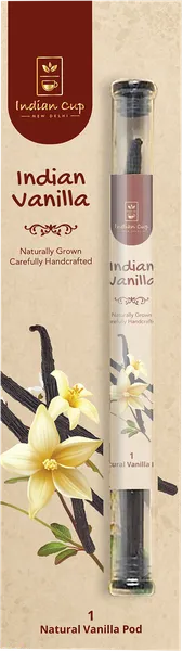 Изображение Ваниль в стручках Индиан Кап Роли Интернэшнл п/у, 3,5 г