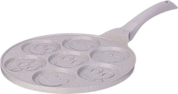 Изображение Сковорода 26,5см для оладий Агнесс смайл бежевая Агнесс , 1 шт