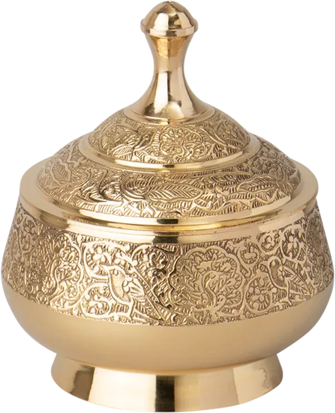 Изображение Сахарница 14см латунь Лефард палаццо резная Лефард , 1 шт