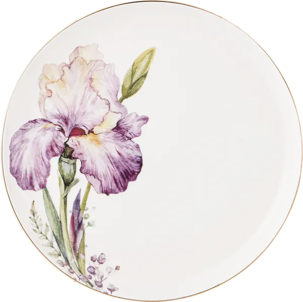 Изображение Тарелка 21см закусочная Лефард ирис фарфор Лефард кор, 2 шт
