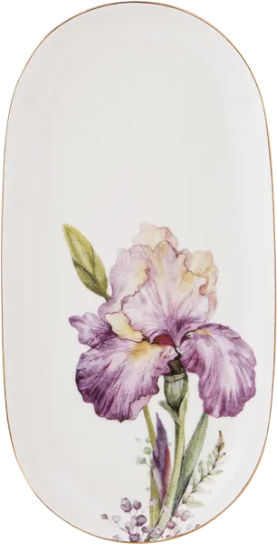 Изображение Блюдо 21см белое Лефард ирис фарфор Лефард кор, 1 шт