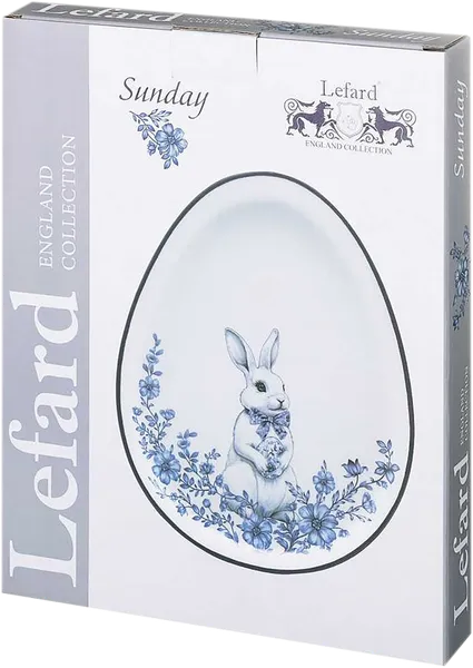 Изображение Блюдо 26*21см пасхальное Лефард сандэй керамика Лефард , 1 шт