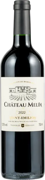 Изображение Вино красное сух стиль №3 Мерло купаж Сент Эмильон Шато Мелин 2022 Шато мелин с/б, 0,75 л